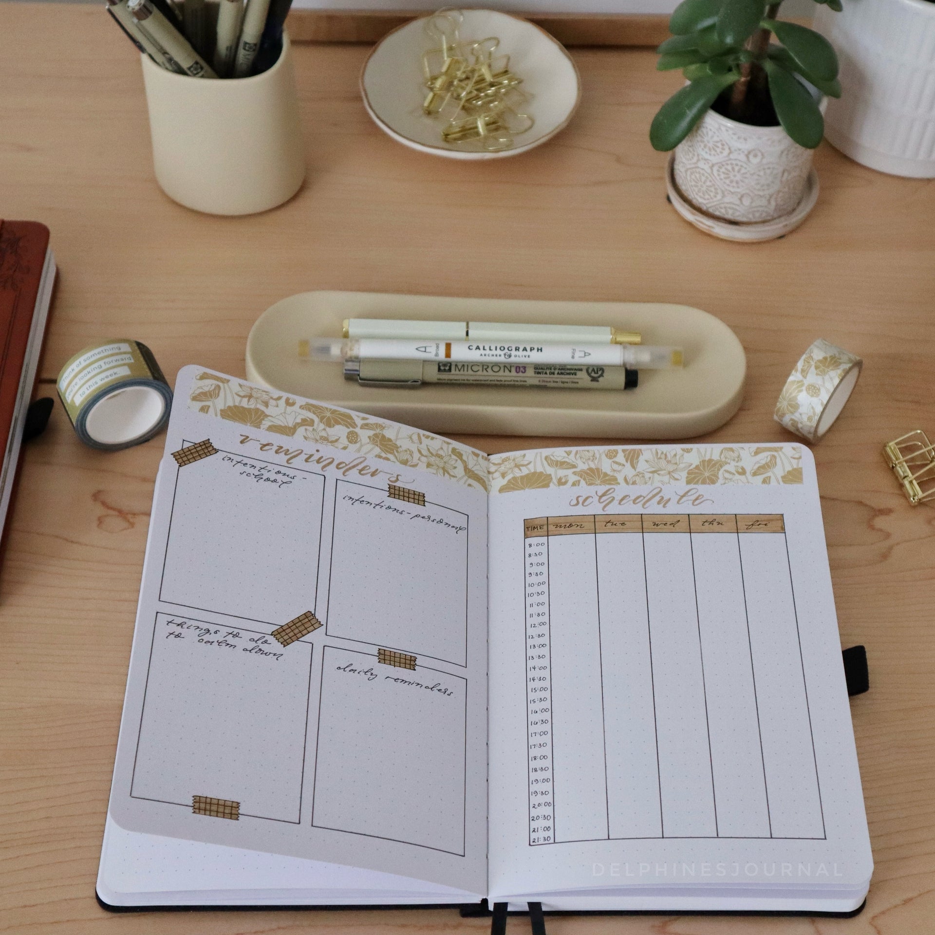 Top Back-To-School Spreads for your Bullet Journal