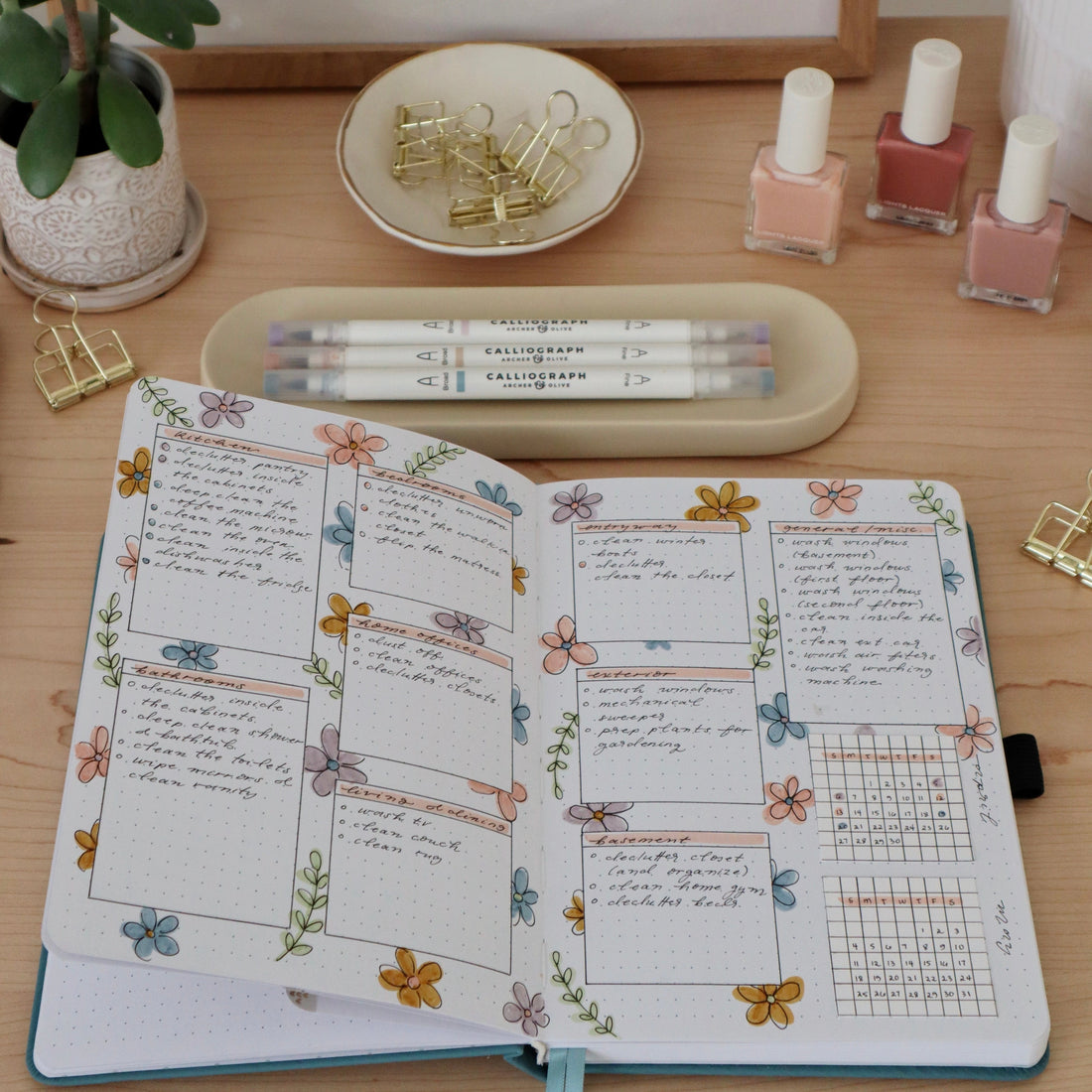 Plan Your Spring Cleaning Using Your Bullet Journal