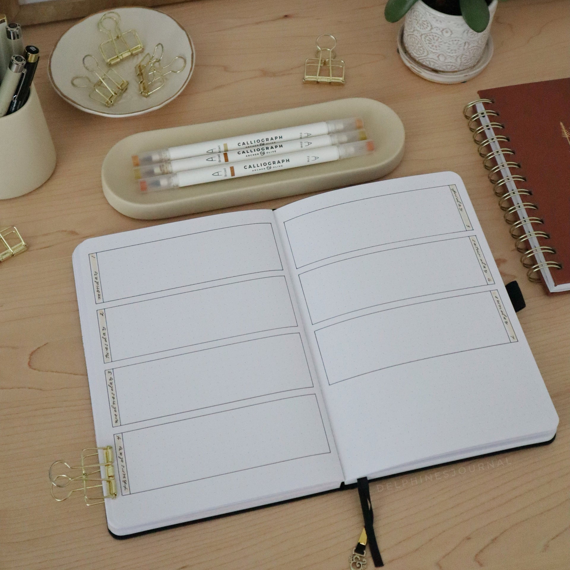 10 Weekly Spread Layouts for your Bullet Journal