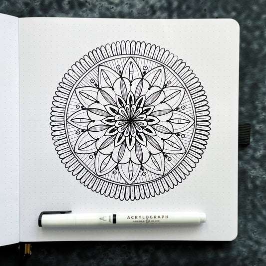 How to Draw a Mandala | Step by Step Tutorial for Beginners