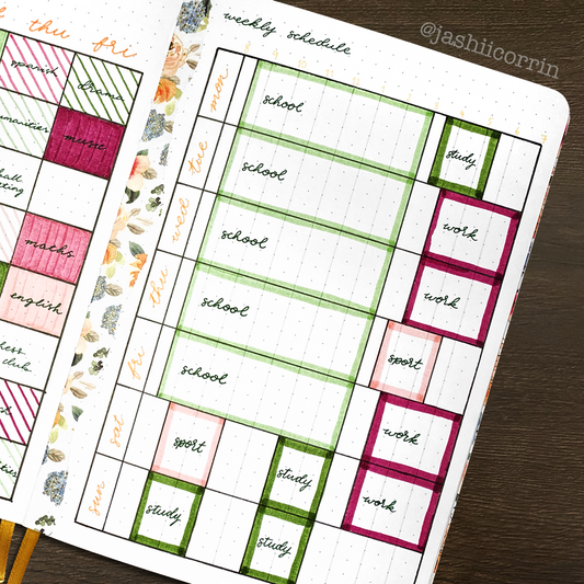 15+ Bullet Journal Spreads For Students + FREE Grade Calculator Spreadsheet