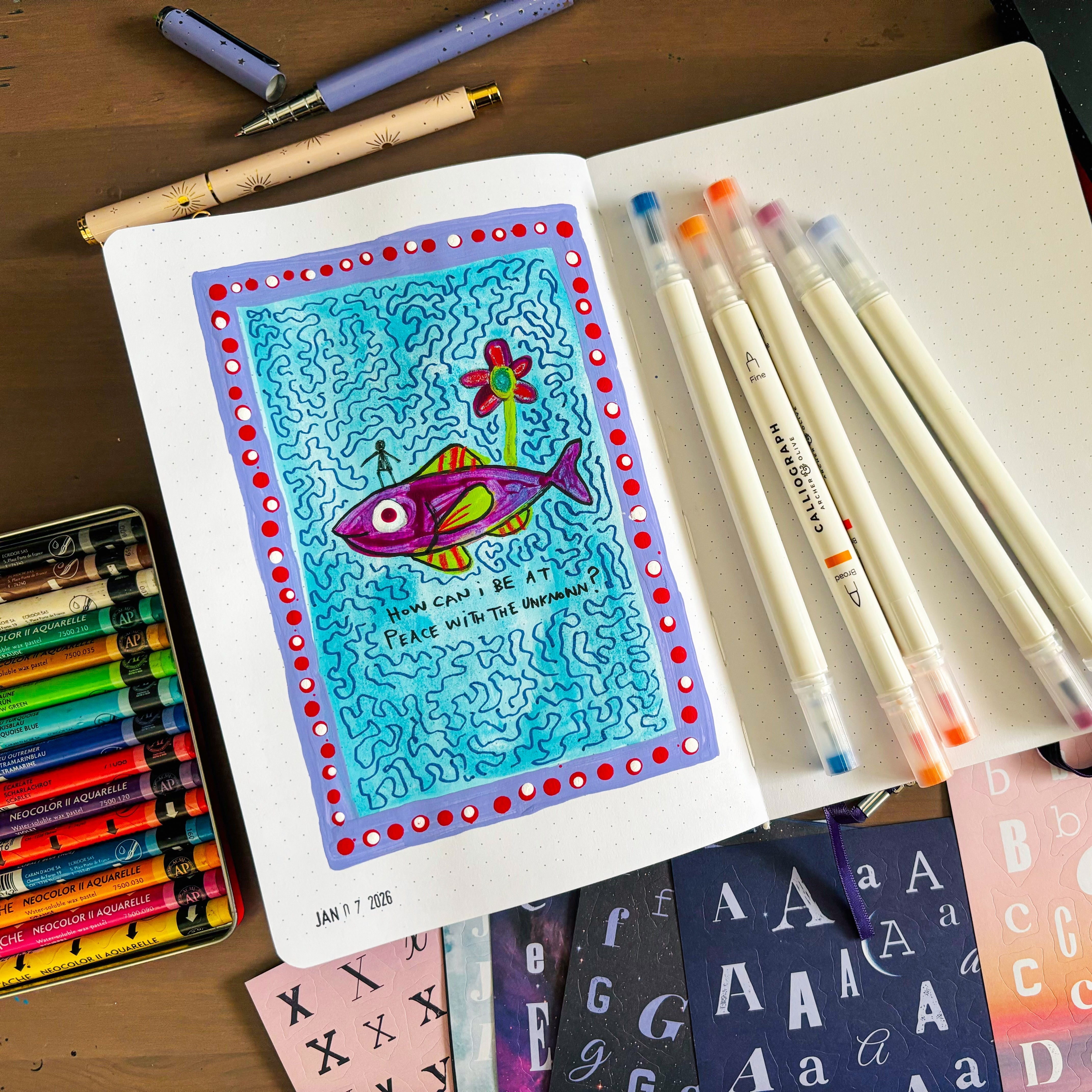 How to Start A Daily Art Journal