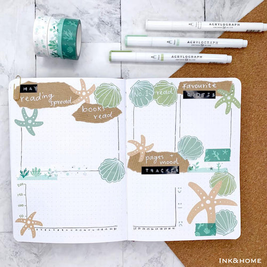 How To Create A Monthly Reading Spread For Any Bullet Journal Theme