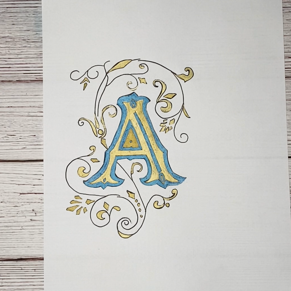 Beginner Guide On How To Create Illuminated Letters – Archer and Olive