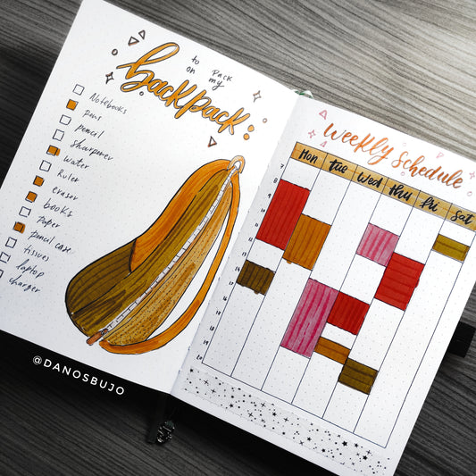 Preparing For Back-To-School Season With These Bullet Journal Spread Ideas!