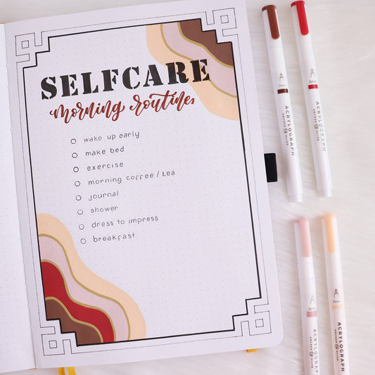 How To Create A Self-Care Bullet Journal Morning Routine