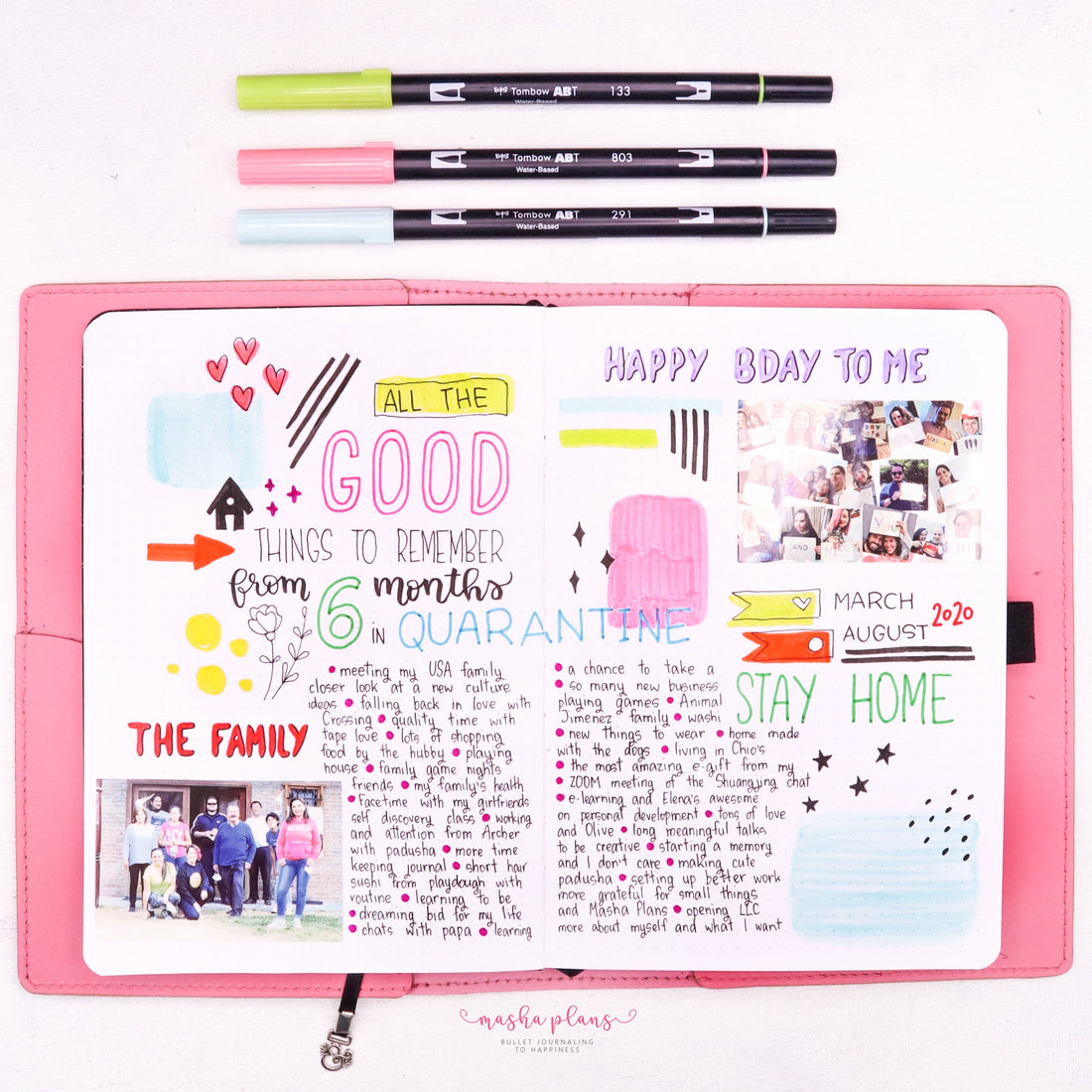 memory page, masha plans, archer and olive, memory keeping