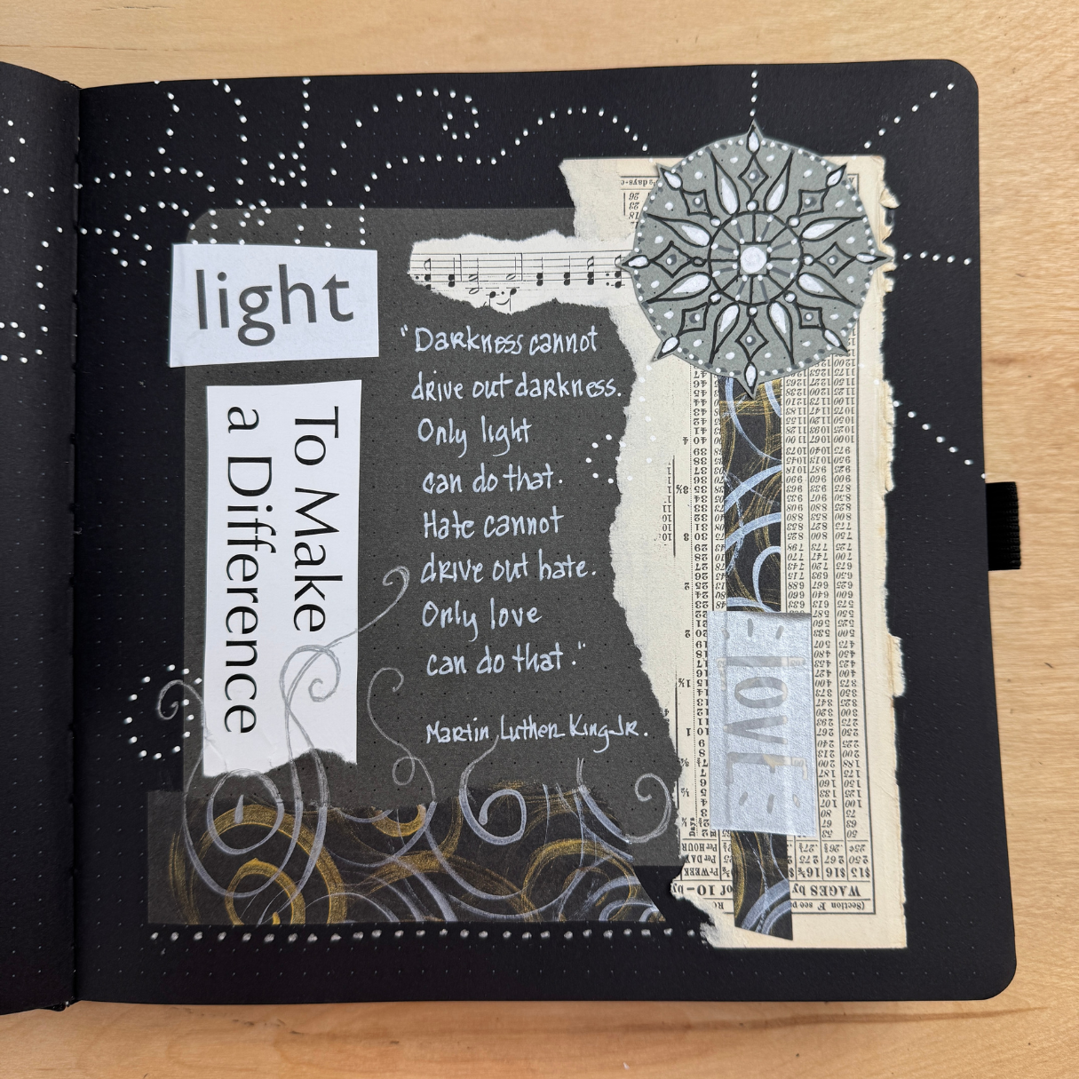 Writer Shadow Tips for Grayscale Pen and Collage in Your Notebook – Archer and Olive