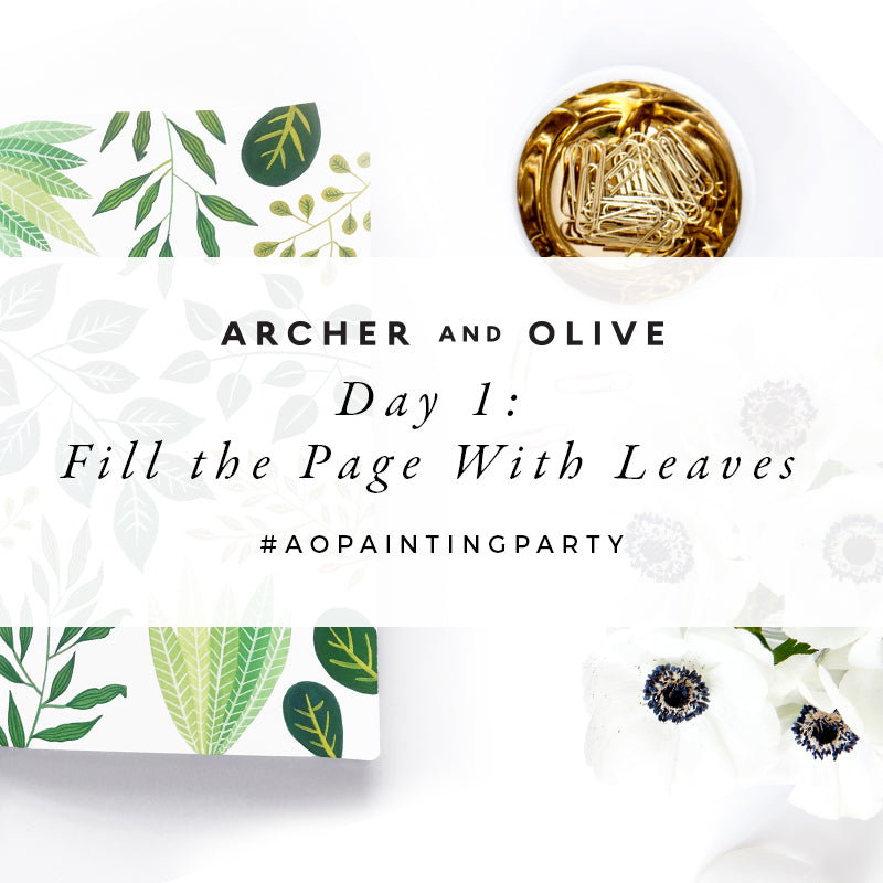 #AOPaintingParty - Day 1