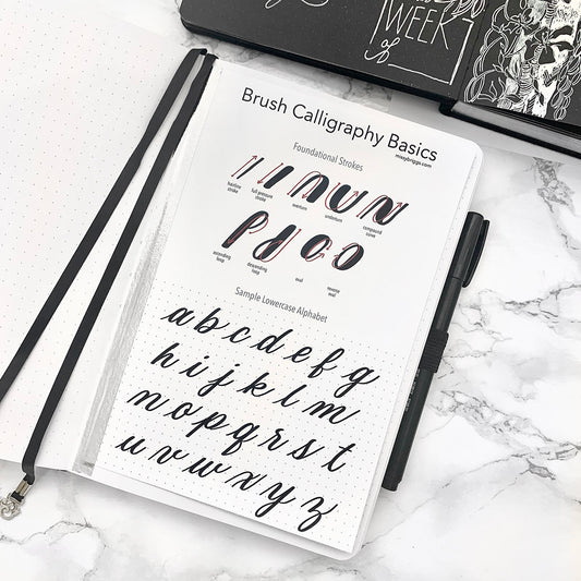 Five Tips for Pro Brush Lettering in Your Journal