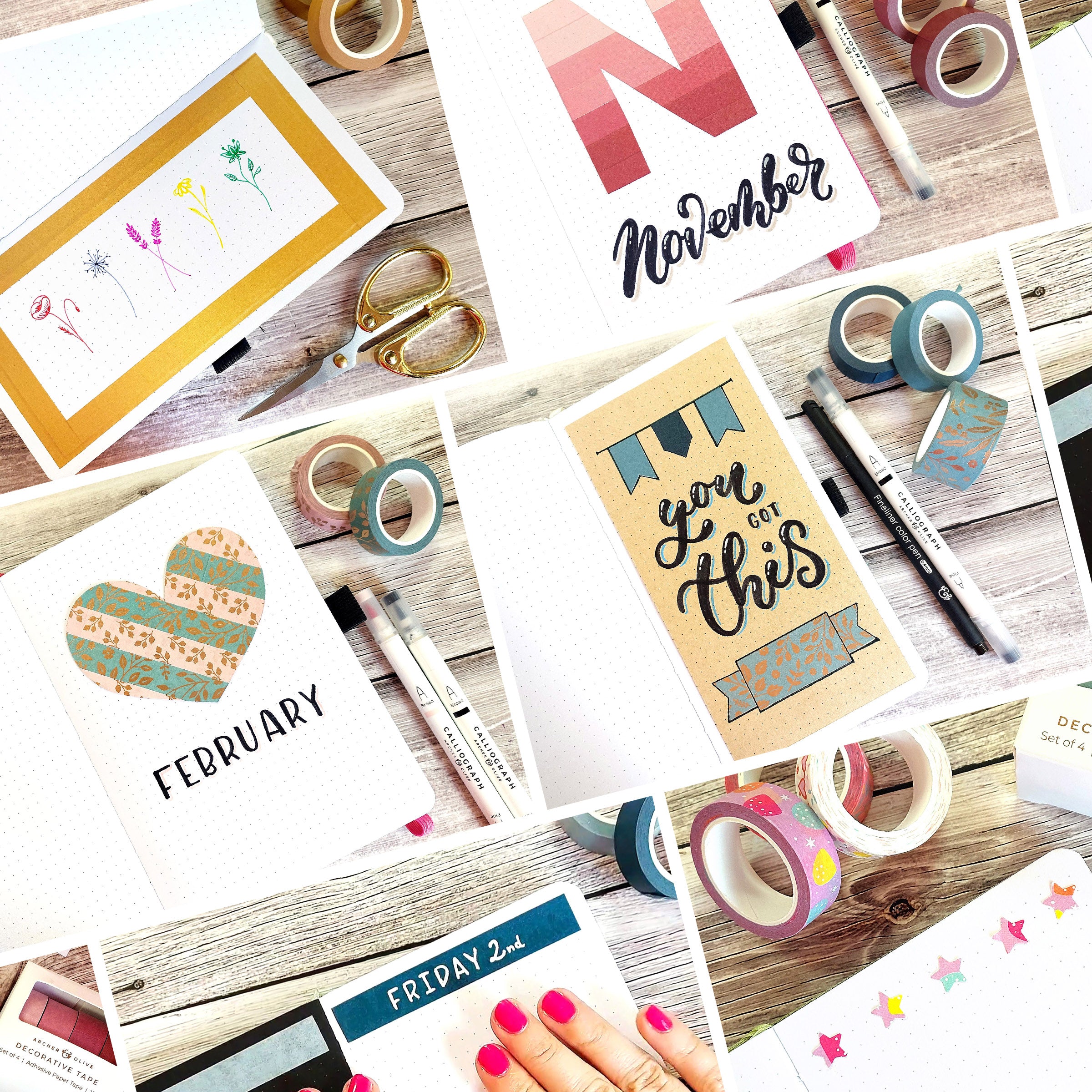 Clever Washi Tape Ideas For Your Bullet Journal