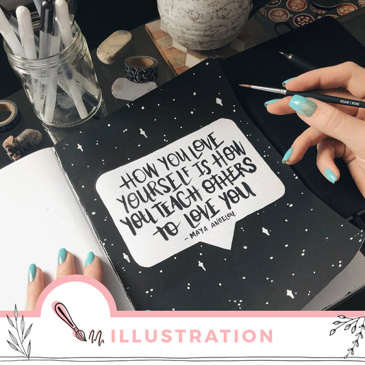 Adding Positive Quotes + Inspiration To Your Journal