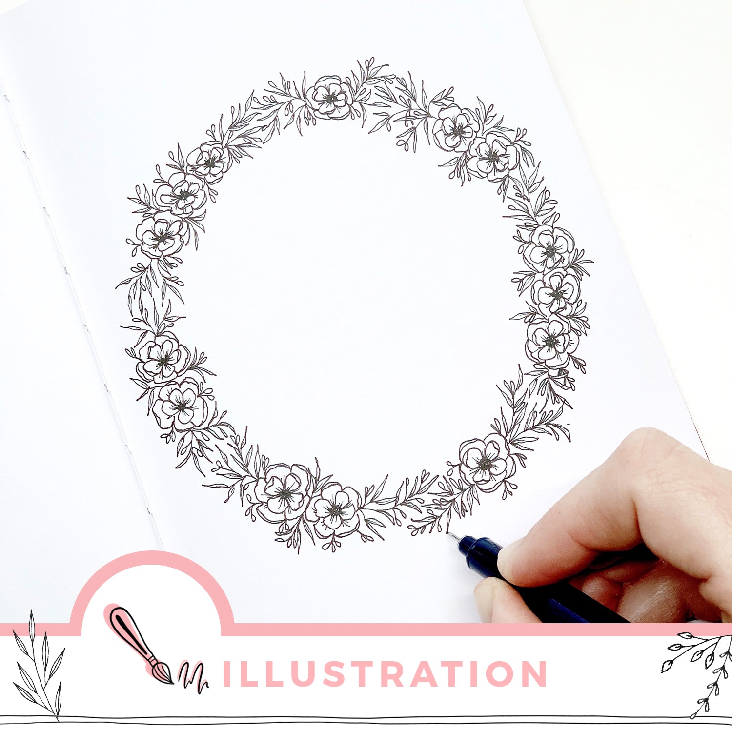 Floral Circle Wreath Tutorial