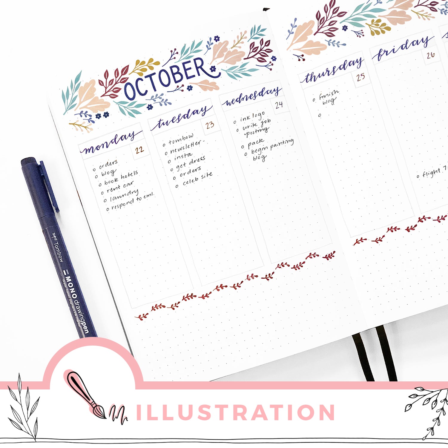 Painting In Your Bullet Journal