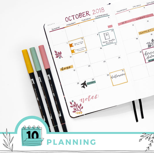 Adding More Creativity Into Your Planner
