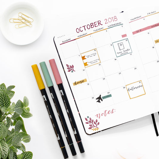Get organized AND creative with our new Undated Personal Planners!