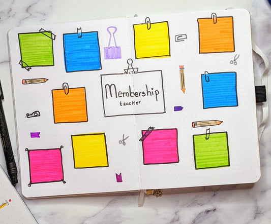 Tracking Memberships, Education and Professional Development In Your Bullet Journal