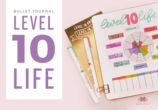 Level 10 life, archer and olive, masha plans, bullet journal