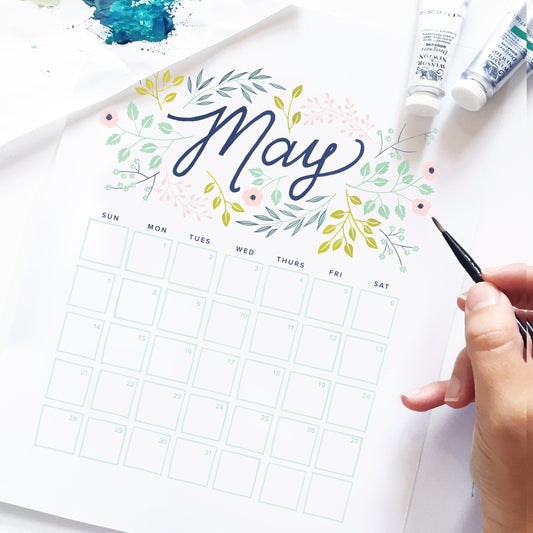 May 2017 Calendar Printable