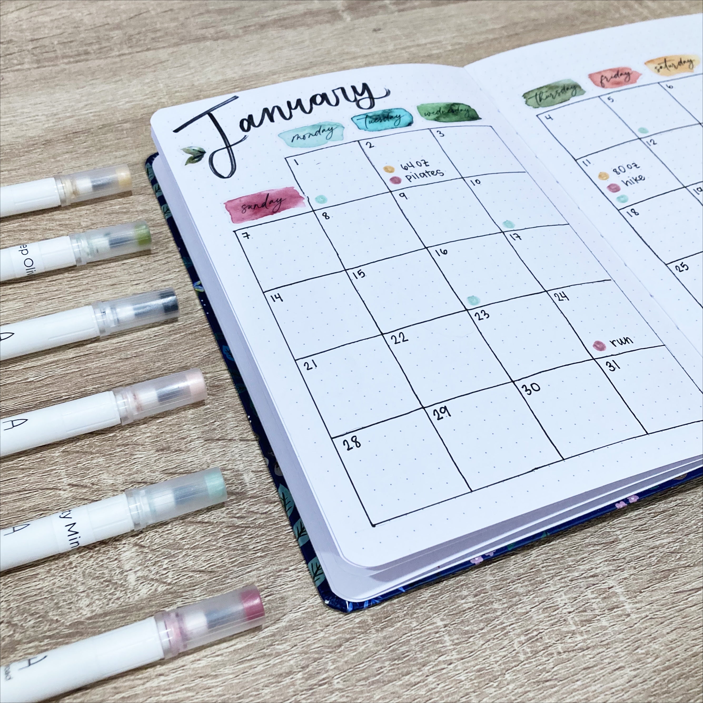 4 Simple Spreads to Jump Start your Wellness Bullet Journal Journey
