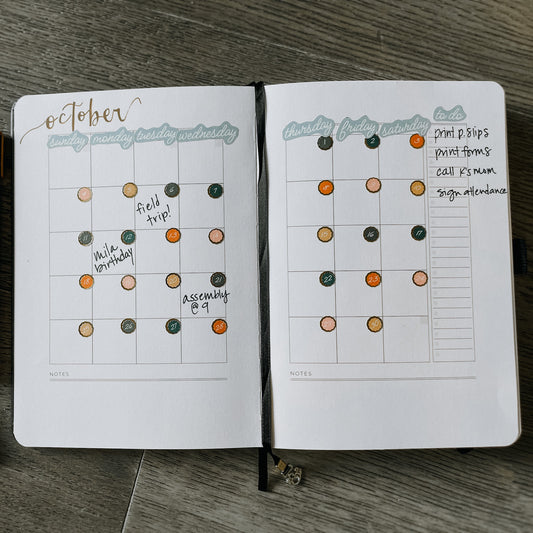 How To Turn An Undated Planner Into The Ultimate Teacher Planner