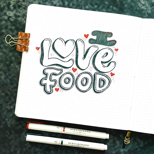 4 Steps To Creating Fun + Easy Lettering Compositions