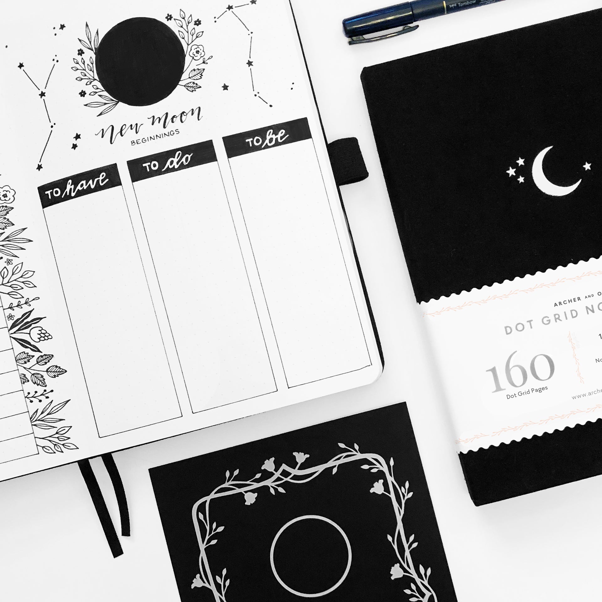 Bullet Journal Layouts You Need For Each Phase of The Moon