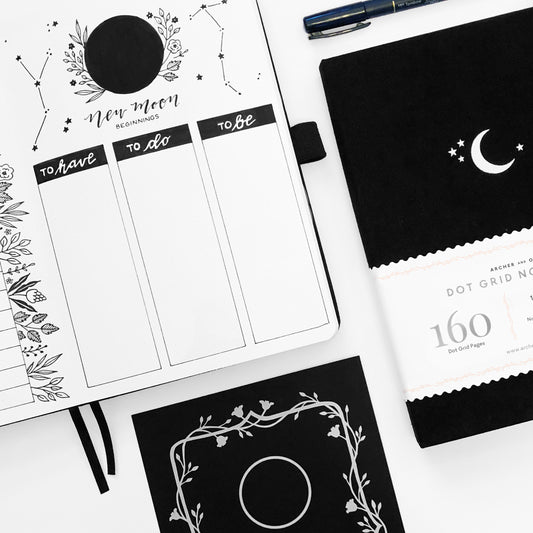 Bullet Journal Layouts You Need For Each Phase of The Moon