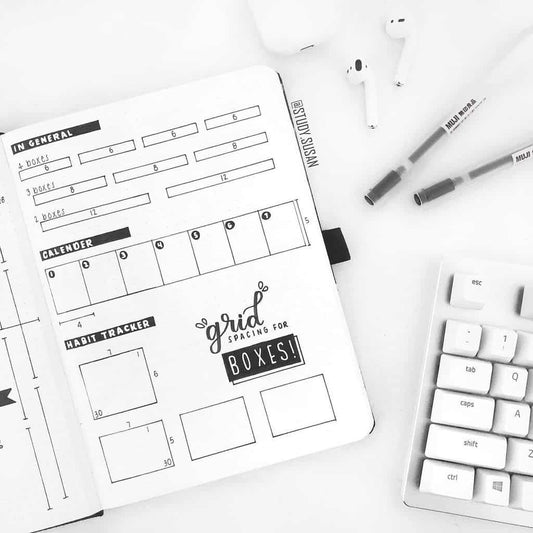 How To: Grid Spacing In Your A5 Notebook + Free Printable
