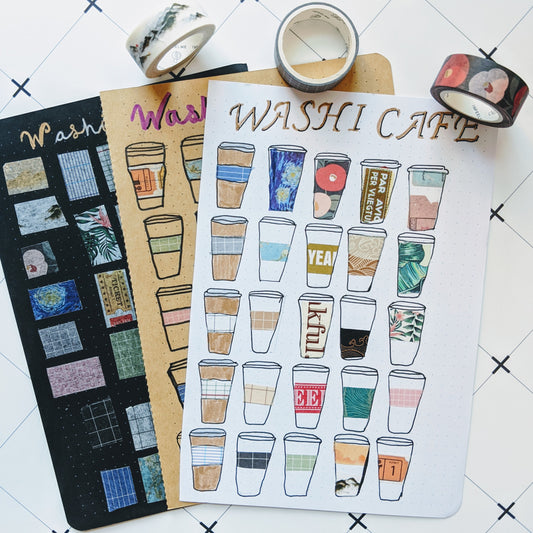 Washi Tape Swatch Ideas + FREE PRINTABLE