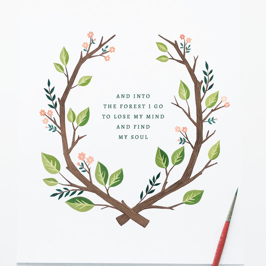 Freebie Friday - Into the Forest Printable