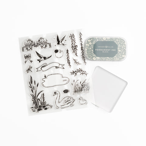 Beneath the Willows Stamp Set - Archer and Olive