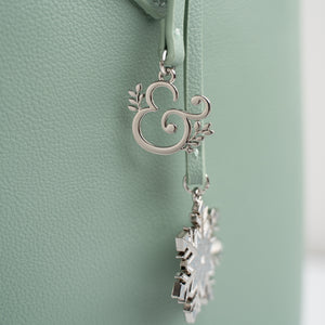 Large Tote with Snowflake Charm - Archer and Olive