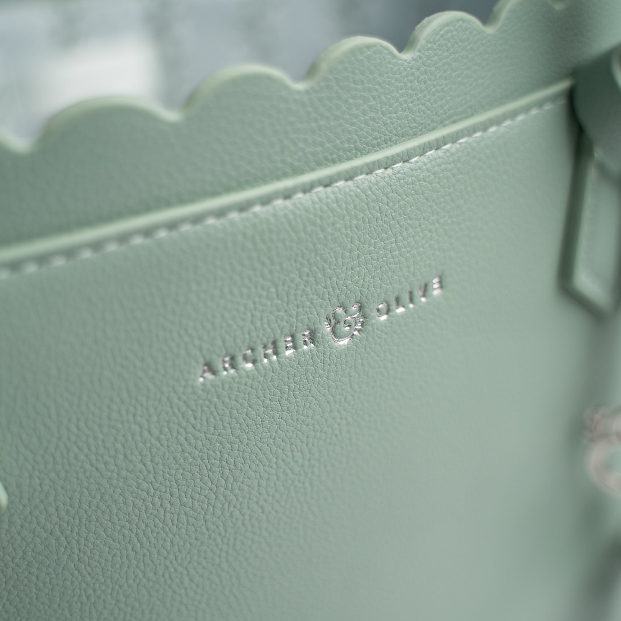 Large Tote with Snowflake Charm - Archer and Olive