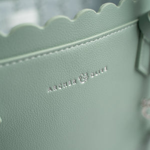 Large Tote with Snowflake Charm - Archer and Olive