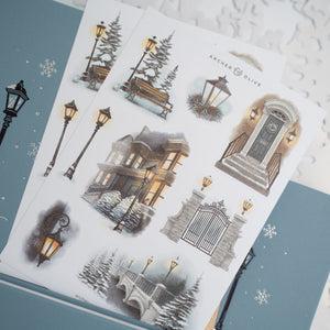 Lamp Post Sticker Set - Archer and Olive