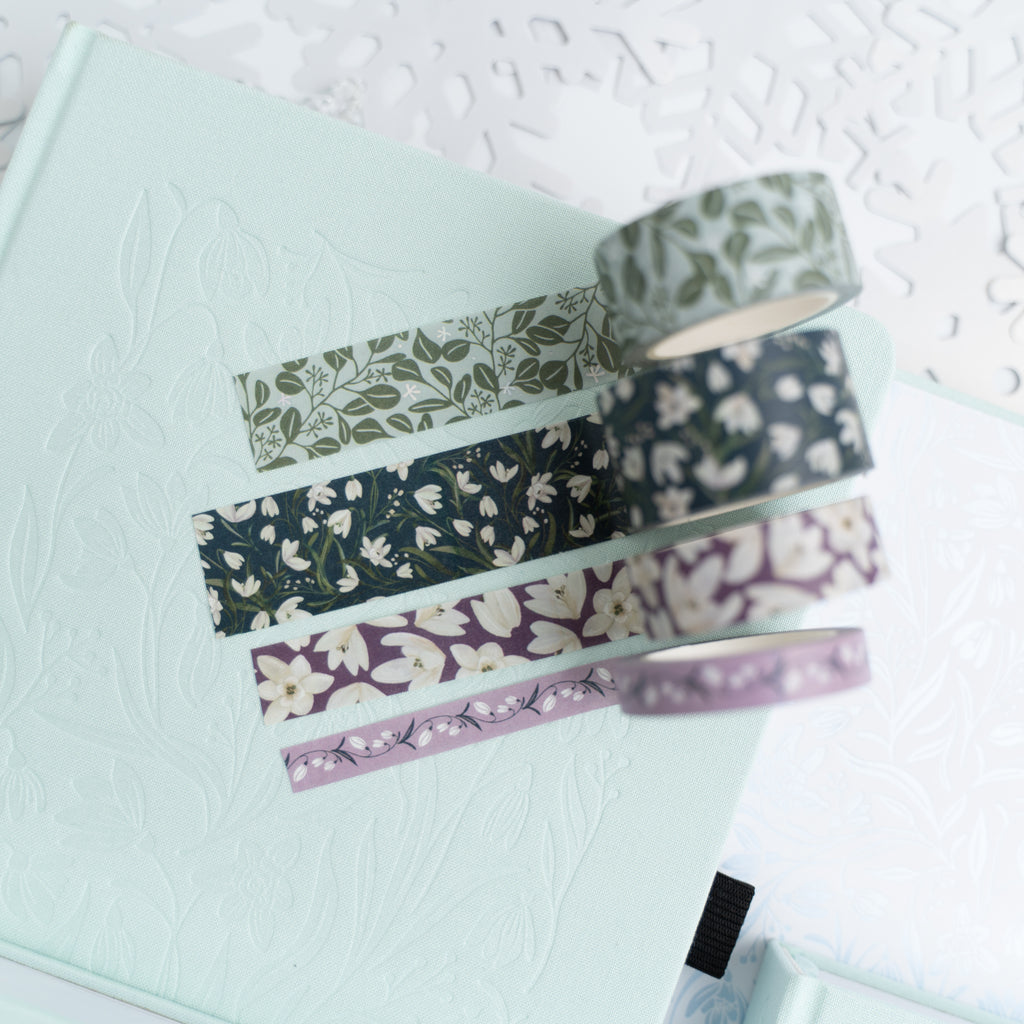 Snowdrops Washi Tape Set - Archer and Olive