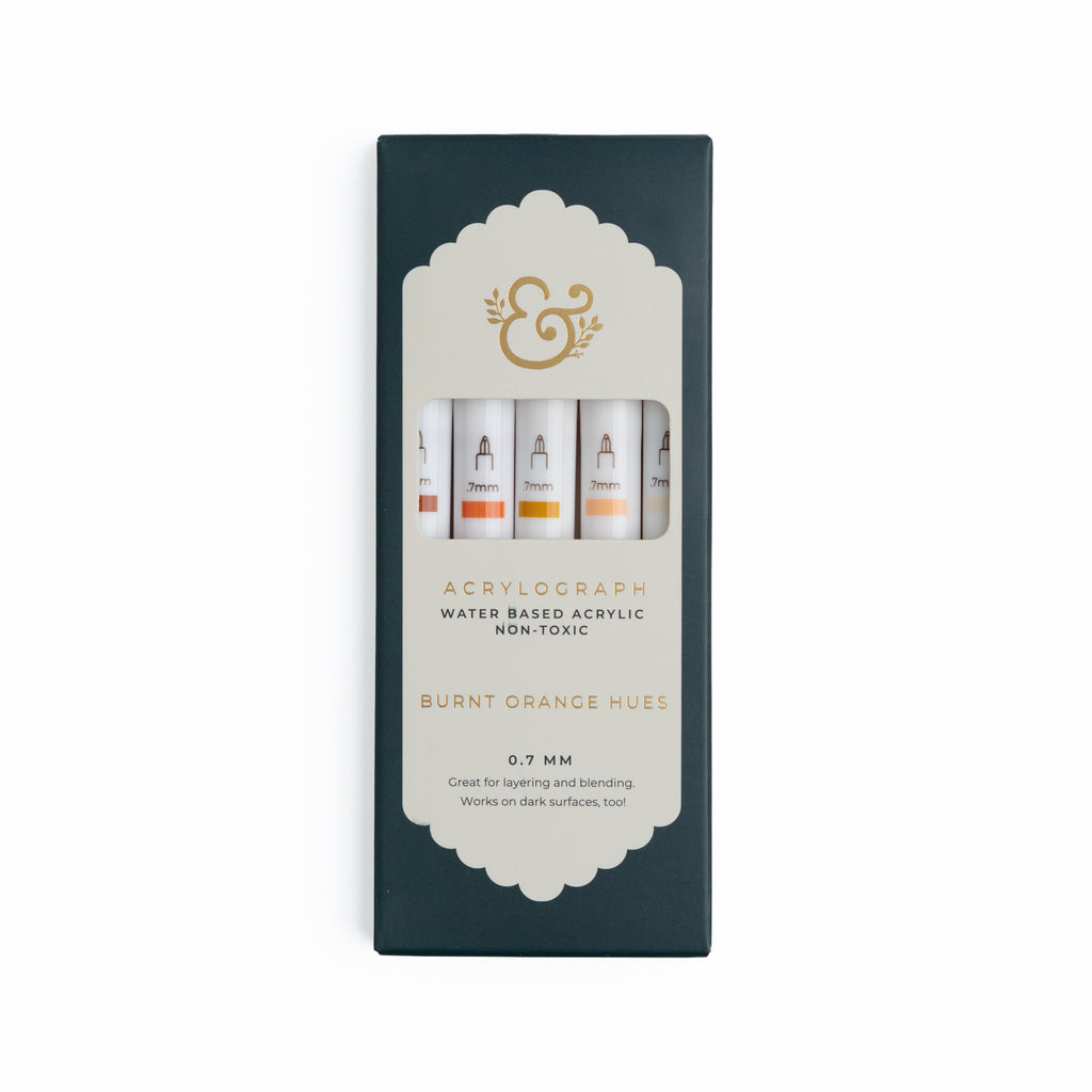 Burnt Orange Hues Set - Archer and Olive