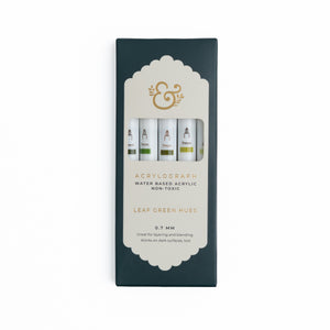 Leaf Green Hues Set - Archer and Olive