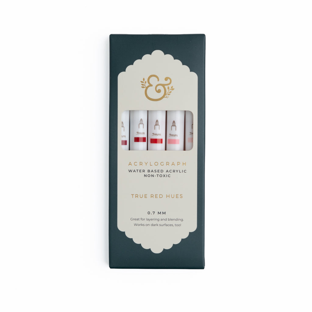 True Red Hues set - Archer and Olive