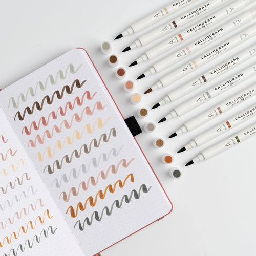 Quiet Corners Calliograph Pens |  Set of 10