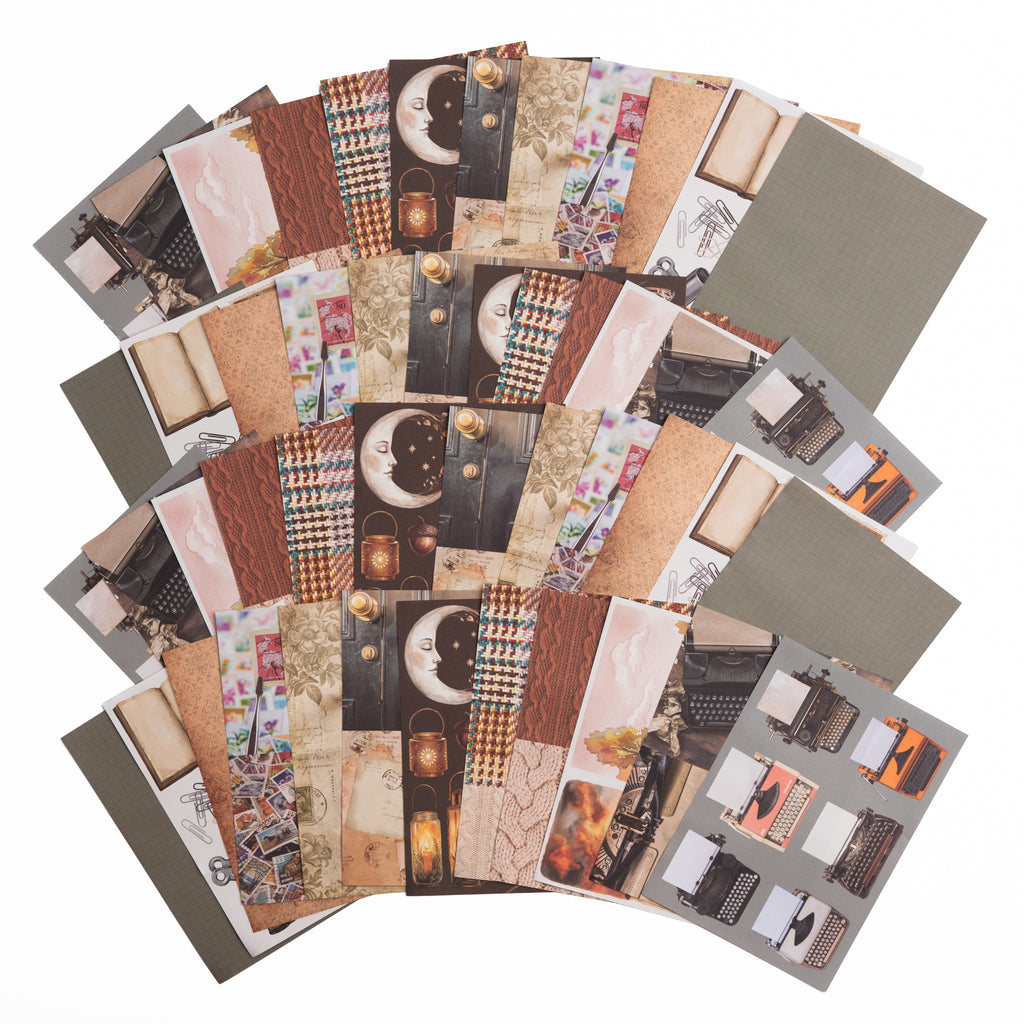 Quiet Corners Collage Paper Book