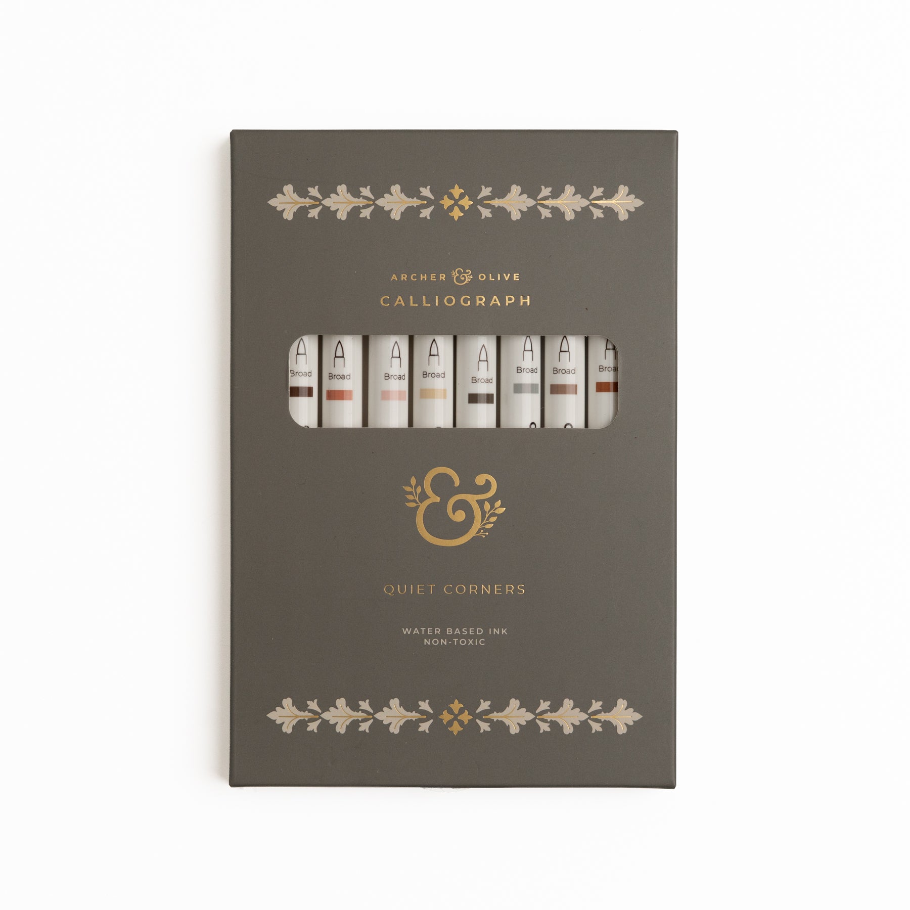 Quiet Corners Calliograph Pens |  Set of 10