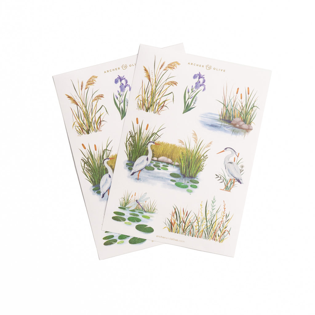Gentle Breeze Sticker Set - Archer and Olive