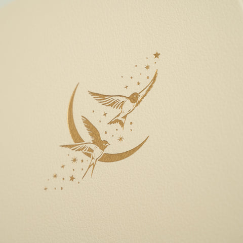 8x8 Swallows: Dot Grid Notebook - Archer and Olive