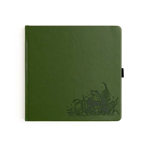 8X8 Mushroom Monarch: Dot Grid Notebook - Archer and Olive