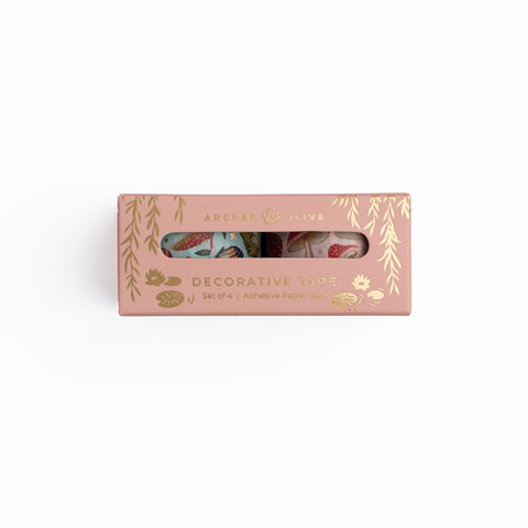 Mushroom Monarch Washi Tape Set - Archer and Olive