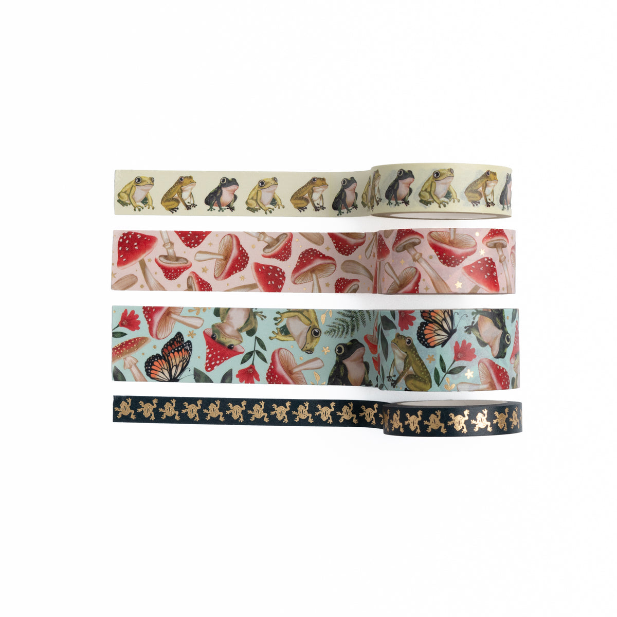 Mushroom Monarch Washi Tape Set - Archer and Olive