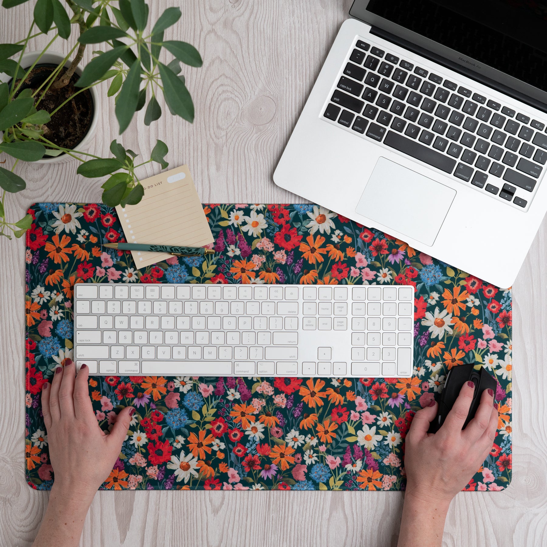Wildflowers Desk Pad – Archer and Olive