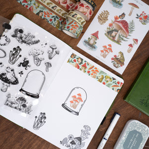 Mushroom Monarch Sticker Set - Archer and Olive